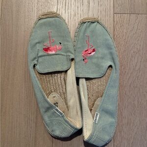 Flamingo Soludos Embroidered Espadrilles